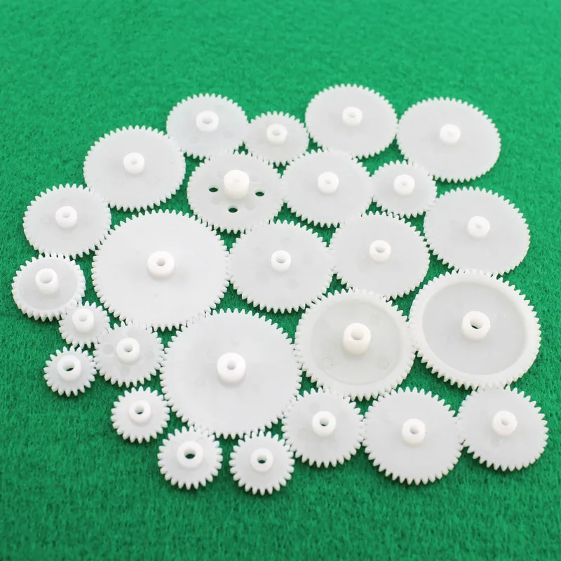 25 types Single - Layer Gear Package Motor Gear Plastic Gearbox for DIY Four-wheel Drive Robot Car Educational Toys Accessories
25 types Single - Layer Gear Package Motor Gear Plastic Gearbox for DIY Four-wheel Drive Robot Car Educational Toys Accessories