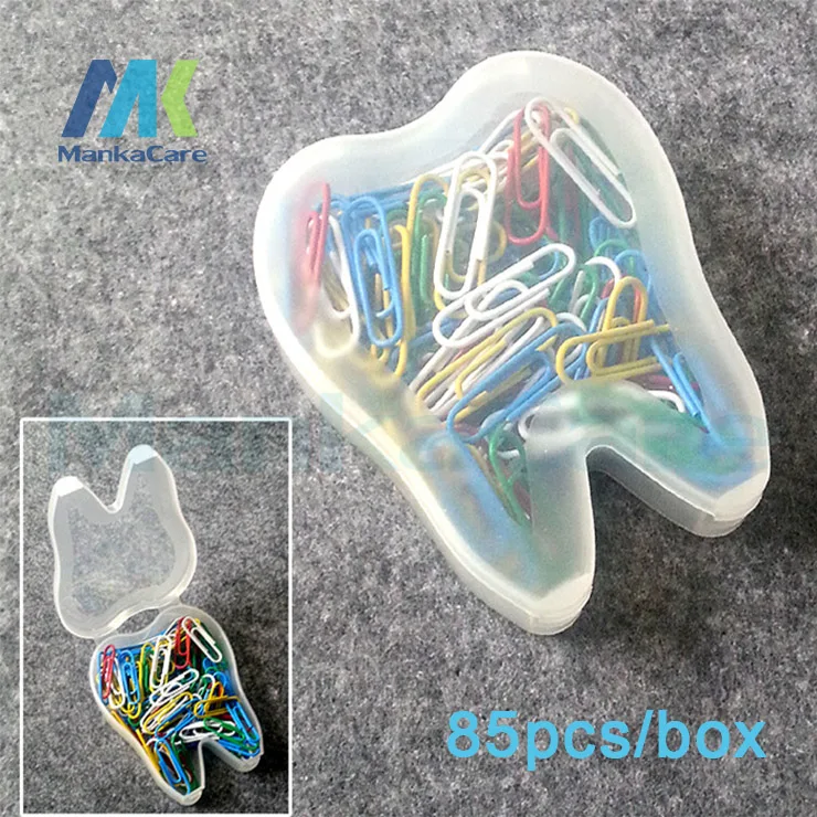 2 boxes Manka Care Colored paper clips Top Quality Office Accessories Home/School Stationery With Dental Shape Box
2 boxes Manka Care Colored paper clips Top Quality Office Accessories Home/School Stationery With Dental Shape Box