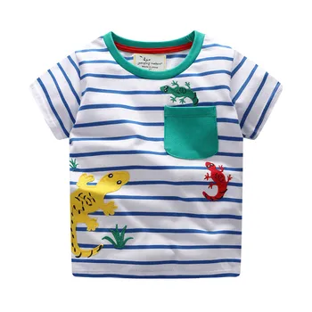 Jumping meters Boys T shirts cotton summer children clothing applique animals hot selling kids tees tops knitted t shirt boy
Jumping meters Boys T shirts cotton summer children clothing applique animals hot selling kids tees tops knitted t shirt boy