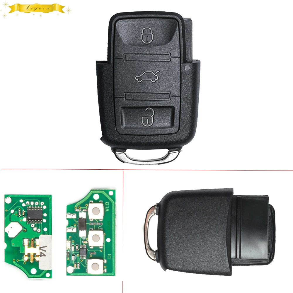 KEYECU 3 Button Remote Key Control 315MHz Keyless Transmitter Starter Alarm Fob for Volkswagen 1J0 959 753 DJ 1J0959753DJ
KEYECU 3 Button Remote Key Control 315MHz Keyless Transmitter Starter Alarm Fob for Volkswagen 1J0 959 753 DJ 1J0959753DJ