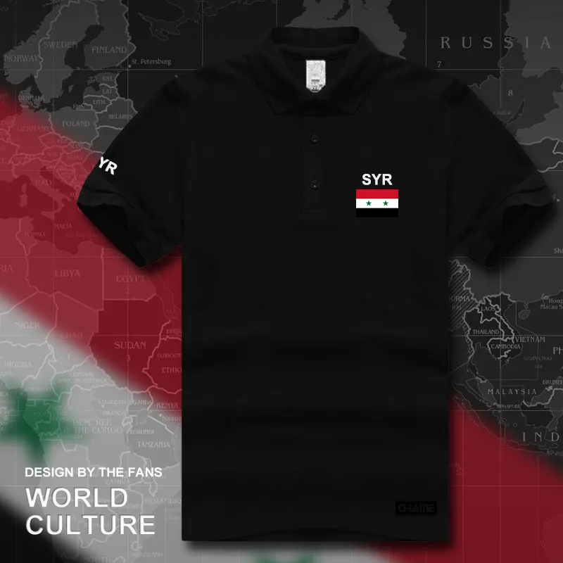 Syrian Arab Republic Syria polo shirts men short sleeve white brands printed for country 2017 cotton nation team flag SYR Arabic
Syrian Arab Republic Syria polo shirts men short sleeve white brands printed for country 2017 cotton nation team flag SYR Arabic