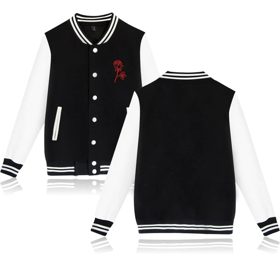 LUCKYFRIDAYF People Are Poison Baseball Jacket Women Autumn Jacket Long Sleeve Rose Print O-Neck Spring Jacket Casual Black Coat
LUCKYFRIDAYF People Are Poison Baseball Jacket Women Autumn Jacket Long Sleeve Rose Print O-Neck Spring Jacket Casual Black Coat