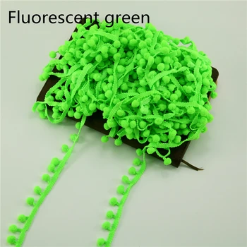 60 yards/lot Fluorescent green pompom trim Pom Pom Trim Ball ribbon 10mm satin ribbon DIY Hair Accessories fringe sewing
60 yards/lot Fluorescent green pompom trim Pom Pom Trim Ball ribbon 10mm satin ribbon DIY Hair Accessories fringe sewing