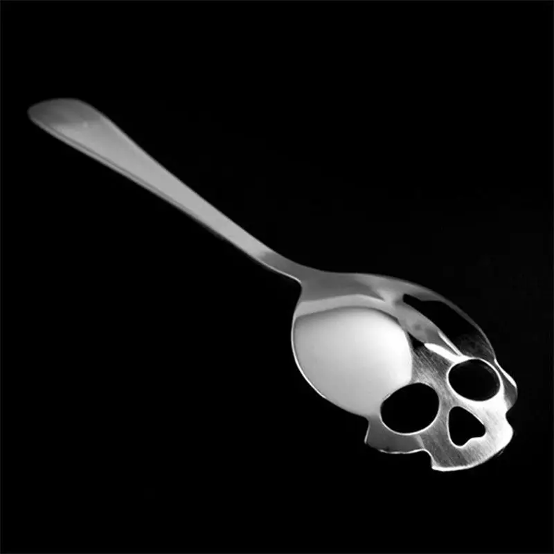 1pc Skull Shaped Spoon Stainless Steel Coffee Spoons Dessert Ice Cream Sweets Teaspoon
1pc Skull Shaped Spoon Stainless Steel Coffee Spoons Dessert Ice Cream Sweets Teaspoon