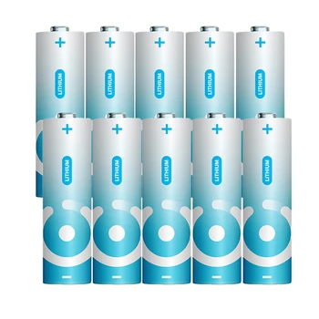 10PCS 1.5V AA Lithium battery 3000mah NICE LR6 AM3 LiFeS2 dry cell NOT rechargeable for camera toys electric shaver toothbrush 
10PCS 1.5V AA Lithium battery 3000mah NICE LR6 AM3 LiFeS2 dry cell NOT rechargeable for camera toys electric shaver toothbrush