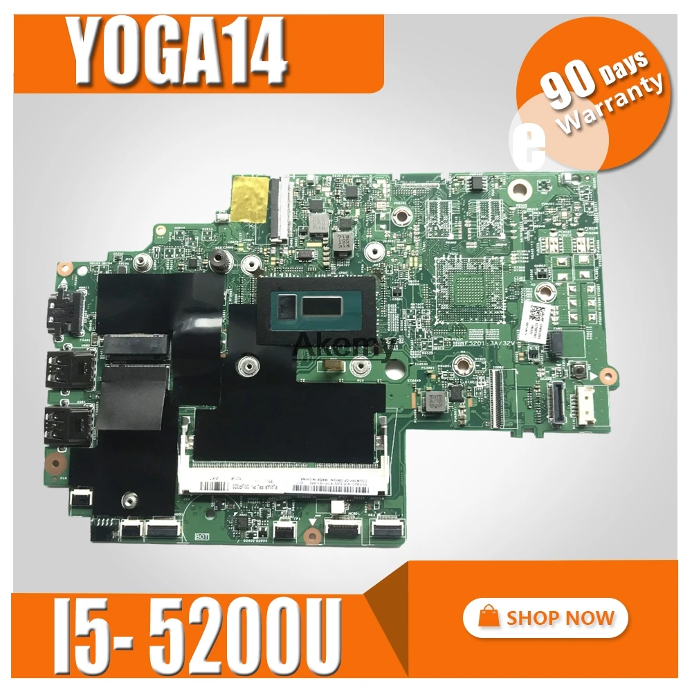 Thinkpad is suitable LA-A342P Laptop Motherboard for YOGA14 notebook mainboard .FRU 00UP319 00HN597 i5-5200U/5300U
Thinkpad is suitable LA-A342P Laptop Motherboard for YOGA14 notebook mainboard .FRU 00UP319 00HN597 i5-5200U/5300U