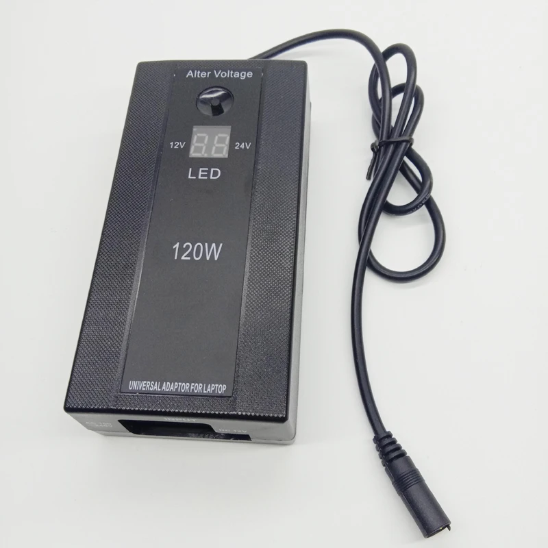 12-24V 120W DC USB Port LED display Car Charger Adjustable Power Supply Adapter Set 8 Detachable Plugs For Laptop Notebook
12-24V 120W DC USB Port LED display Car Charger Adjustable Power Supply Adapter Set 8 Detachable Plugs For Laptop Notebook
