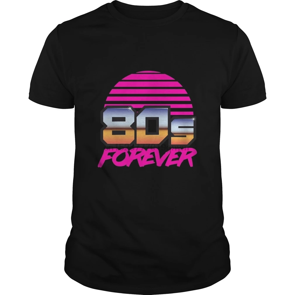 Men t shirt Short sleeve 80s Forever - Retro Eighties Shirt Vintage Chrome Neon Style cool Women t-shirt tee tops
Men t shirt Short sleeve 80s Forever - Retro Eighties Shirt Vintage Chrome Neon Style cool Women t-shirt tee tops