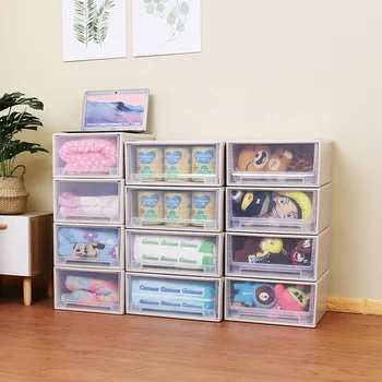 Creative Plastic Pull-Type Debris Storage Box Multi-Function Home Wardrobe Dust Children's Toys Sundries Transparent Storage Box
Creative Plastic Pull-Type Debris Storage Box Multi-Function Home Wardrobe Dust Children's Toys Sundries Transparent Storage Box