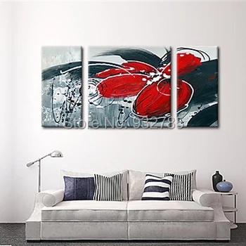 Free Shipping ,3 Piece/set Modern red flower Home Decorative Picture handmade oil painting Canvas wall art
Free Shipping ,3 Piece/set Modern red flower Home Decorative Picture handmade oil painting Canvas wall art