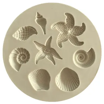 Cake Decoration Tools DIY Sea Creatures Conch Starfish Shell Fondant Cake Candy Silicone Molds Creative DIY Chocolate Mold
Cake Decoration Tools DIY Sea Creatures Conch Starfish Shell Fondant Cake Candy Silicone Molds Creative DIY Chocolate Mold