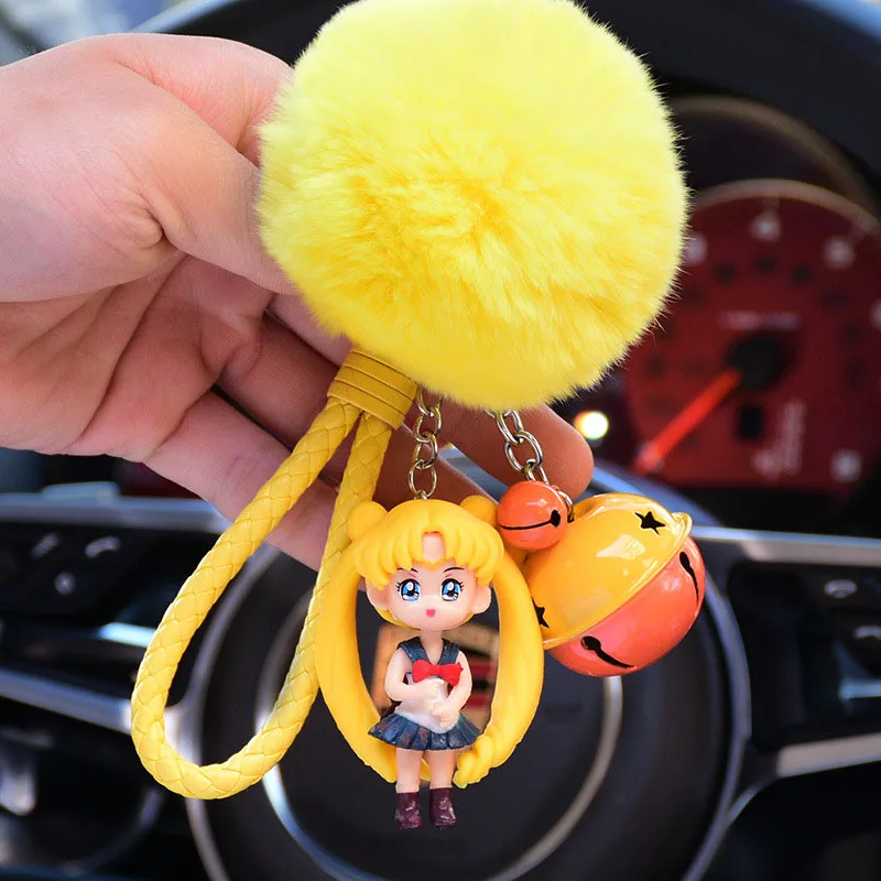 Fake Rabbit Fur Ball KeyChain Pompom Key Chain Pom Pom Key Rings Ballet Angel Girl Fourrure Pompon Women Bag Jewelry Sailor Moon
Fake Rabbit Fur Ball KeyChain Pompom Key Chain Pom Pom Key Rings Ballet Angel Girl Fourrure Pompon Women Bag Jewelry Sailor Moon