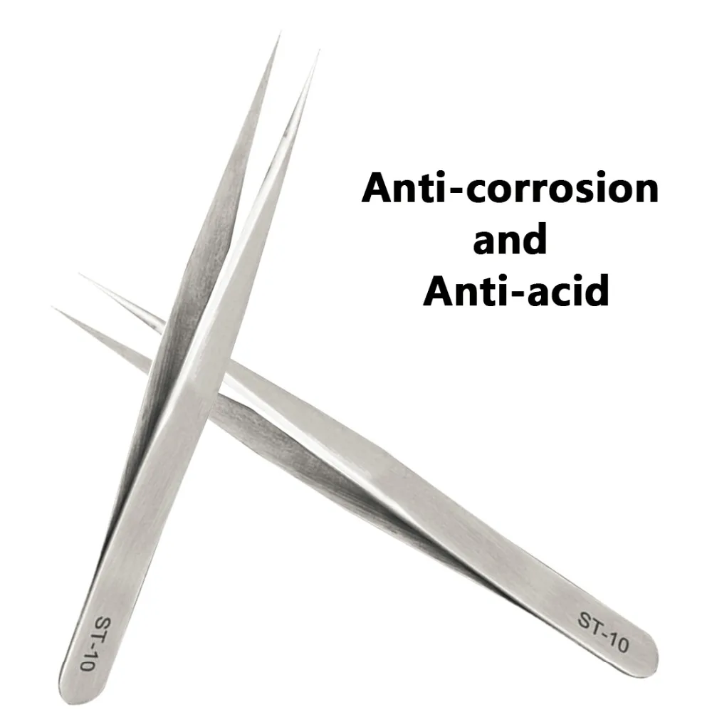 1pcs ST-10 New Stainless Steel Industrial Anti-static Tweezers watchmaker Repair Tools Excellent Quality
1pcs ST-10 New Stainless Steel Industrial Anti-static Tweezers watchmaker Repair Tools Excellent Quality