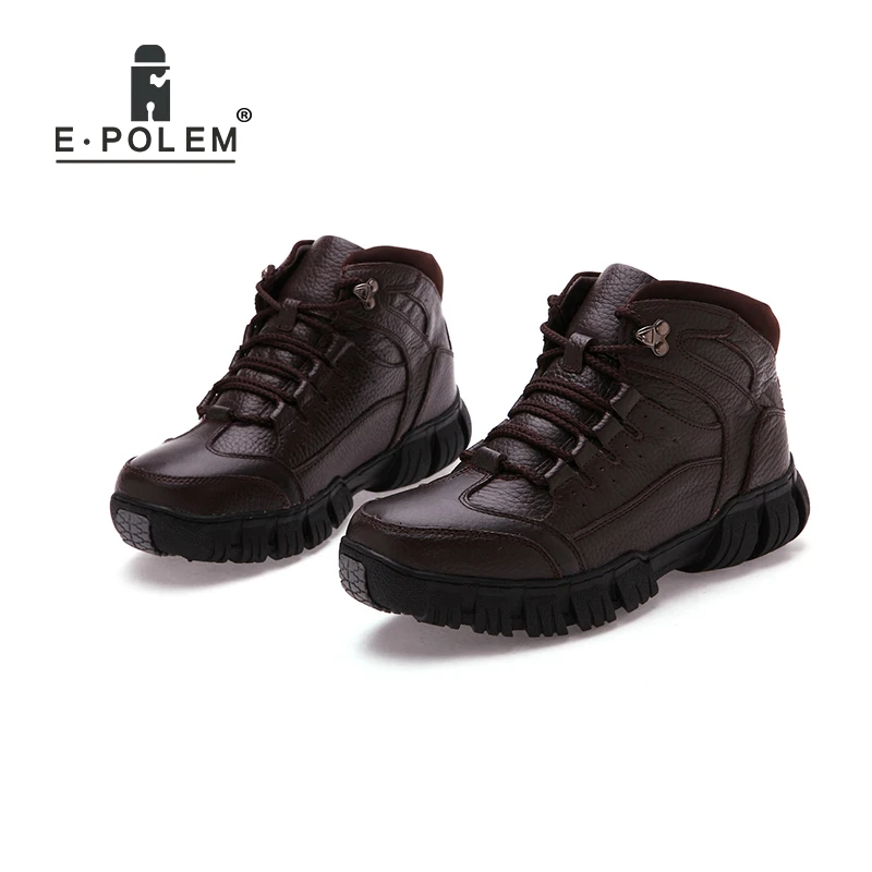 New Genuine Leather Casual Shoes for Men's High-Top Lace-Up Ankle Shoes Solid Black/Brown Flat Shoes Men's Warm Leather Shoes
New Genuine Leather Casual Shoes for Men's High-Top Lace-Up Ankle Shoes Solid Black/Brown Flat Shoes Men's Warm Leather Shoes