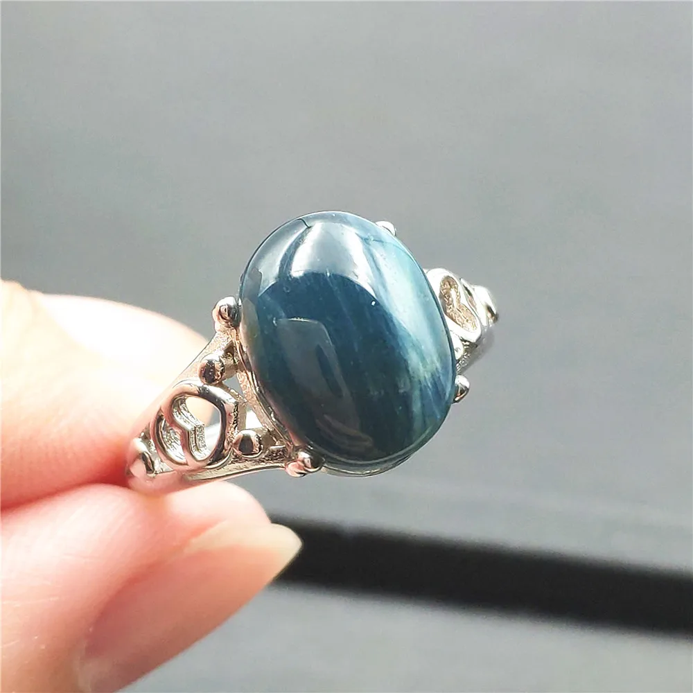 Genuine Natural Blue Tourmaline Ring Crystal Woman 13x10mm Fashion Adjustable Wedding Ring Reiki Rarest Stone AAAAA
Genuine Natural Blue Tourmaline Ring Crystal Woman 13x10mm Fashion Adjustable Wedding Ring Reiki Rarest Stone AAAAA