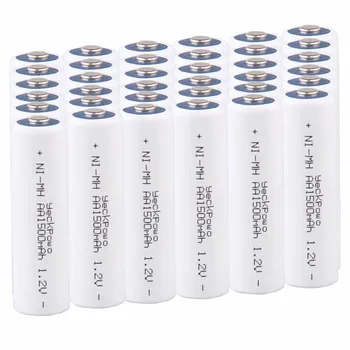 Lowest price 36 piece AA battery 1.2v batteries rechargeable 1500mAh nimh battery for power tools akkumulator
Lowest price 36 piece AA battery 1.2v batteries rechargeable 1500mAh nimh battery for power tools akkumulator