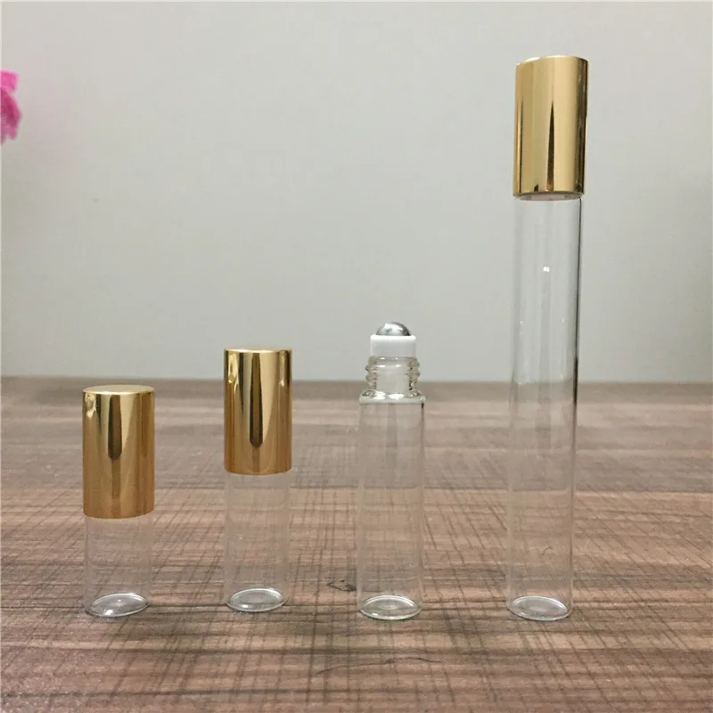 2ml 3ml 5ml 10ml glass Roll On Roller Bottle for Essential Oils Refillable Perfume Bottle Deodorant Containers With Gold Lid
2ml 3ml 5ml 10ml glass Roll On Roller Bottle for Essential Oils Refillable Perfume Bottle Deodorant Containers With Gold Lid