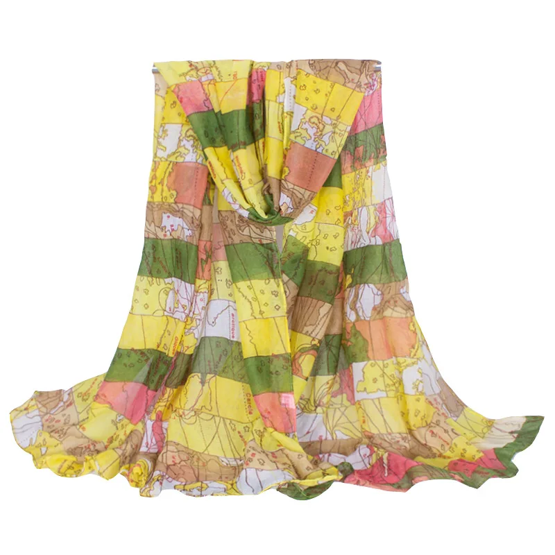 2017 Beach Summer Scarf Special Design Wonderful New Women Long Scarves World Map Printing Long Scarves for Women 180*90cm
2017 Beach Summer Scarf Special Design Wonderful New Women Long Scarves World Map Printing Long Scarves for Women 180*90cm