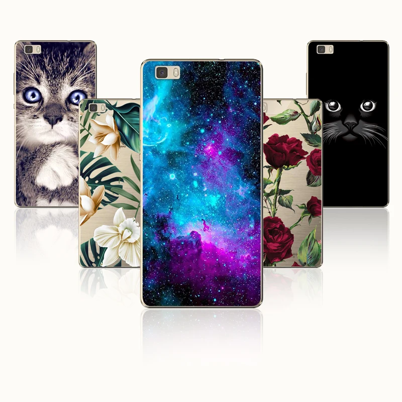 5 0 "чехлы для Huawei P8 Lite 2015 чехол силиконовый мягкий задняя крышка телефона из ТПУ