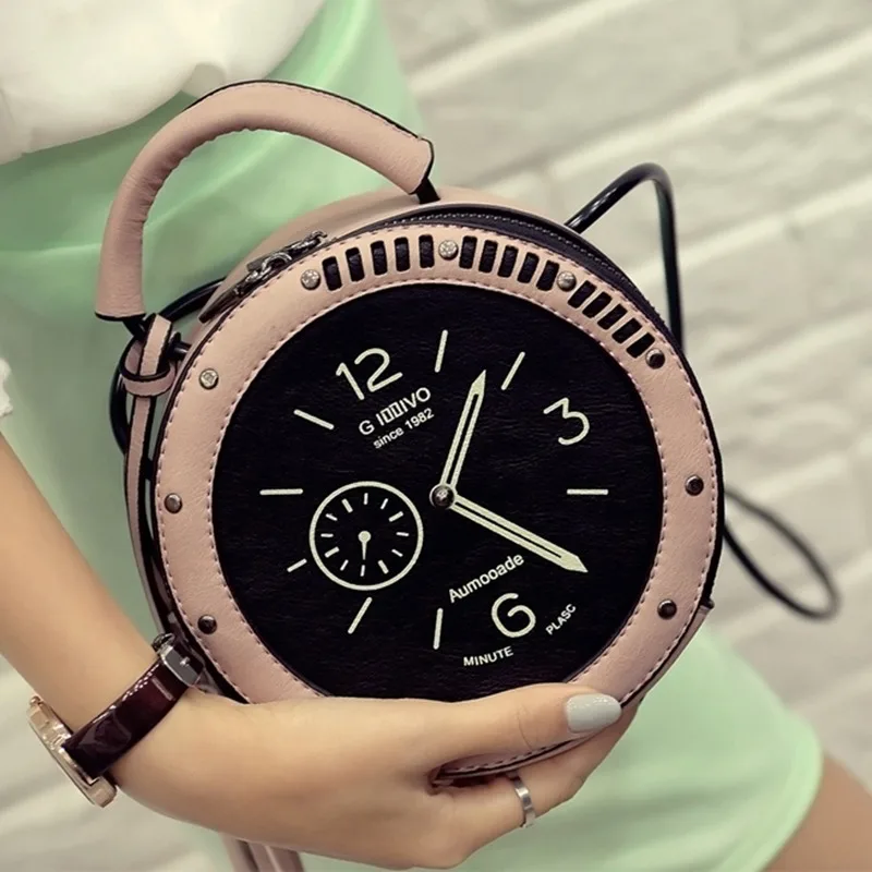 2019 Circular Design Women Shoulder Bag Chic Clock Modeling Handbags Fashion Tassel Leather Crossbody Bags Female Round Handbag
2019 Circular Design Women Shoulder Bag Chic Clock Modeling Handbags Fashion Tassel Leather Crossbody Bags Female Round Handbag
