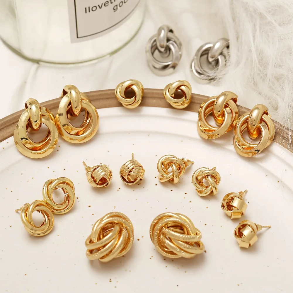 Yobest Metal Gold Silver Stud Earrings For Women Hot Sale Vintage Trendy Punk Statement Luxury Party Gift Earrings Wholesale
Yobest Metal Gold Silver Stud Earrings For Women Hot Sale Vintage Trendy Punk Statement Luxury Party Gift Earrings Wholesale