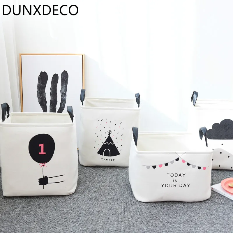 DUNXDECO Home Office Storage Laundry Basket Toy Magazine Organizador Linen Cotton Textile Container Nordic Cloud Flag Room Decor
DUNXDECO Home Office Storage Laundry Basket Toy Magazine Organizador Linen Cotton Textile Container Nordic Cloud Flag Room Decor