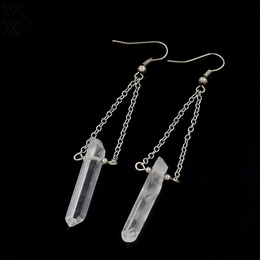 YJXP Silver Plated Classic Style Irregular Shaped Natural Rock Crystal Clear Quartzs Drop Earrings For Women Charms Jewelry
YJXP Silver Plated Classic Style Irregular Shaped Natural Rock Crystal Clear Quartzs Drop Earrings For Women Charms Jewelry