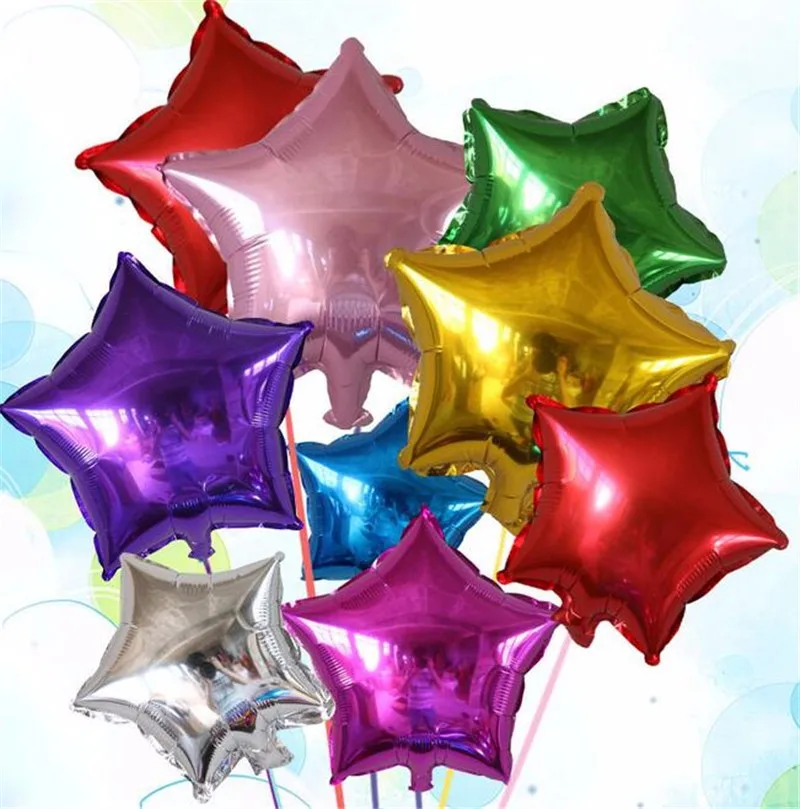 10pcs/ lot 18inch Aluminum Foil Stars balloons Christmas Birthday Party decoration pentagon Star balloon
10pcs/ lot 18inch Aluminum Foil Stars balloons Christmas Birthday Party decoration pentagon Star balloon