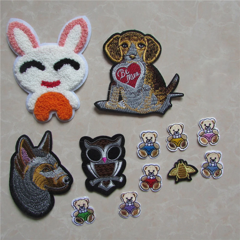 15 kinds different cartoon animalpattern patch hot melt adhesive applique embroidery patches stripes DIY clothing accessory
15 kinds different cartoon animalpattern patch hot melt adhesive applique embroidery patches stripes DIY clothing accessory