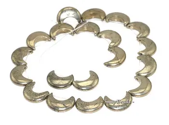 20x15mm Palazzo Iron Pyrite Gemstone Crescent Moon 20x15mmloose Beads 7.5 inch Half Strand (90145064-410)
20x15mm Palazzo Iron Pyrite Gemstone Crescent Moon 20x15mmloose Beads 7.5 inch Half Strand (90145064-410)