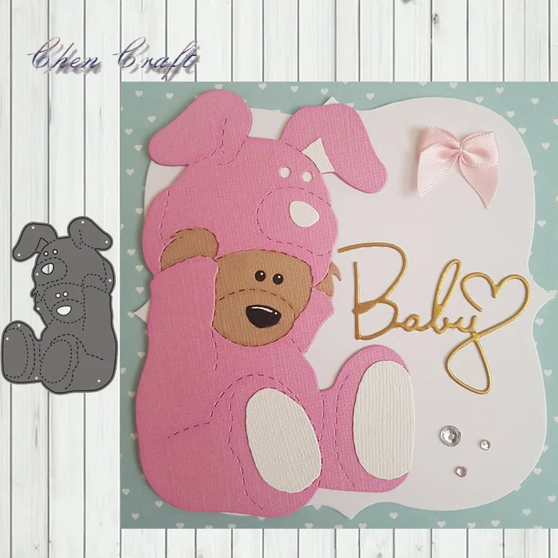 Cute bear wearing a hat metal cutting dies cut die frame Scrapbook paper craft knife mould blade punch stencils dies
Cute bear wearing a hat metal cutting dies cut die frame Scrapbook paper craft knife mould blade punch stencils dies