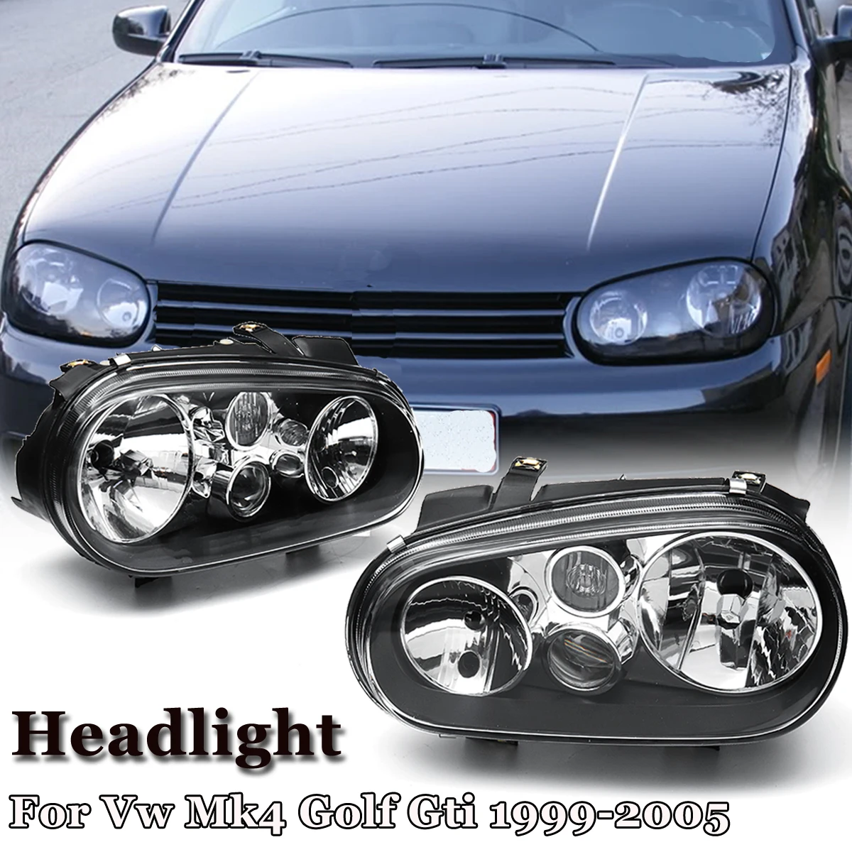 Pair Car Headlights Head Lamp for Volkswagen for Volkswagen for VW Mk4 Golf Gti 1999 2000 2001 2002 2003 2004 2005 Left + Right
Pair Car Headlights Head Lamp for Volkswagen for Volkswagen for VW Mk4 Golf Gti 1999 2000 2001 2002 2003 2004 2005 Left + Right