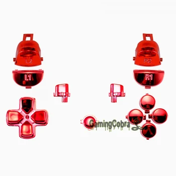 Chrome Red Full Set Buttons Replacement Kit for PS4 Pro Slim Game Controller JDM-040 JDM-050 JDM-055 - SP4J0116
Chrome Red Full Set Buttons Replacement Kit for PS4 Pro Slim Game Controller JDM-040 JDM-050 JDM-055 - SP4J0116