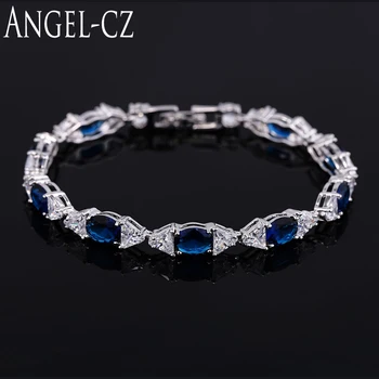 ANGELCZ Noble Oval Dark Blue Cubic Zirconia Connect Bowknot Clear Crystal Women Silver Color Bracelets & Bangles AB033
ANGELCZ Noble Oval Dark Blue Cubic Zirconia Connect Bowknot Clear Crystal Women Silver Color Bracelets & Bangles AB033