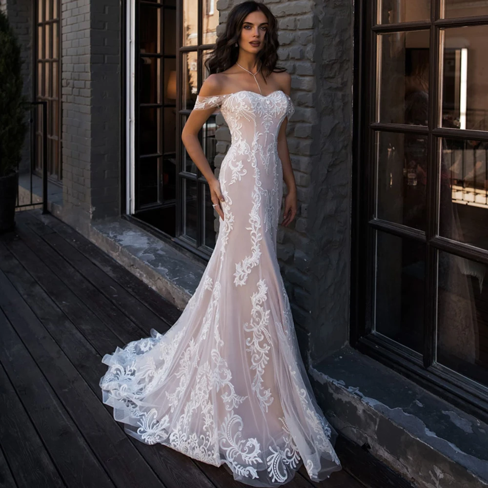 Hochzeit Off Shoulder Mermaid Wedding Dresses 2019 Vestido de Noiva Sereia Appliques Tulle Luxury Robe de Mariage Bride Gown
Hochzeit Off Shoulder Mermaid Wedding Dresses 2019 Vestido de Noiva Sereia Appliques Tulle Luxury Robe de Mariage Bride Gown