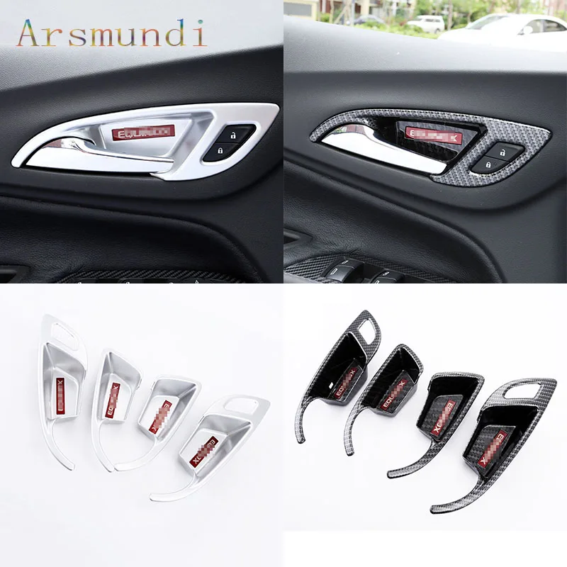For Chevrolet Equinox 2018 ABS Chrome Accessories Inner Door Handle Bowl Frame Trim 4pcs car styling
For Chevrolet Equinox 2018 ABS Chrome Accessories Inner Door Handle Bowl Frame Trim 4pcs car styling