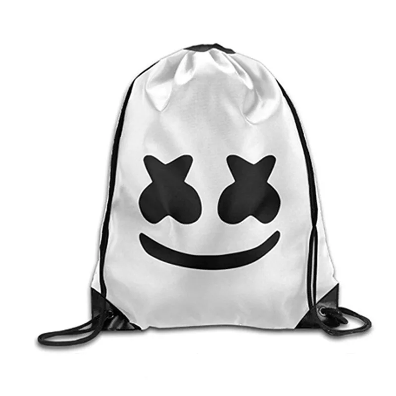 DJ Marshmello Canvas Bag for Storage Toys Figures Dolls Plush Drawstring Bag for Kids Marshmello Smile Face Printed Gift Bag
DJ Marshmello Canvas Bag for Storage Toys Figures Dolls Plush Drawstring Bag for Kids Marshmello Smile Face Printed Gift Bag