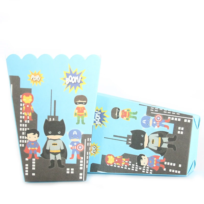 6 pcs/lot Superhero Avengers Popcorn Boxes Super Hero Birthday Party Decorations Party Supplies Birthday Party Decorations Kids
6 pcs/lot Superhero Avengers Popcorn Boxes Super Hero Birthday Party Decorations Party Supplies Birthday Party Decorations Kids