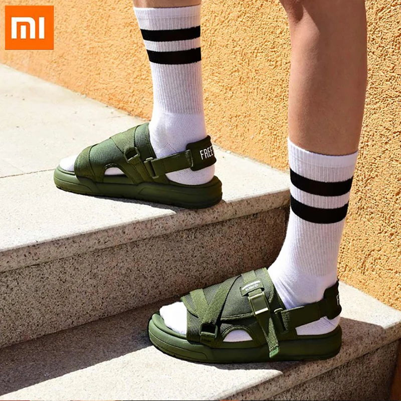 Xiaomi Mijia Two Ways To Wearing Casual Sandals Mesh Material Elastic EVA Foot Sheet Surface Magic Buckle Sandals Summer Shoes
Xiaomi Mijia Two Ways To Wearing Casual Sandals Mesh Material Elastic EVA Foot Sheet Surface Magic Buckle Sandals Summer Shoes