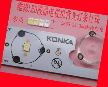 300piece/lot for repair Konka Changhong Hisense LCD TV LED backlight SMD LEDs 3V 2835 Cold white light emitting diode
300piece/lot for repair Konka Changhong Hisense LCD TV LED backlight SMD LEDs 3V 2835 Cold white light emitting diode