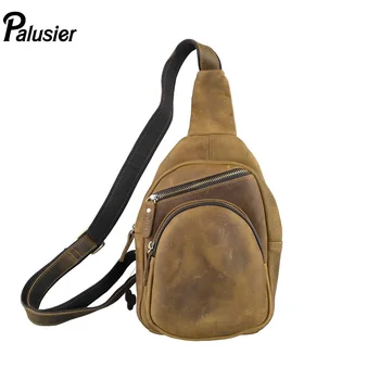 New Crazy Horse Cowhide Men Sling Zipper Chest Bag Vintage Casual Style Male Genuine Leather Messenger Shoulder Bag
New Crazy Horse Cowhide Men Sling Zipper Chest Bag Vintage Casual Style Male Genuine Leather Messenger Shoulder Bag