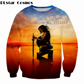 PLstar Cosmos 2018 Autumn Newest Fashion Sweatshirt Men Women Long Sleeve Outerwear Wonder woman 3D print Crewneck Pullover
PLstar Cosmos 2018 Autumn Newest Fashion Sweatshirt Men Women Long Sleeve Outerwear Wonder woman 3D print Crewneck Pullover