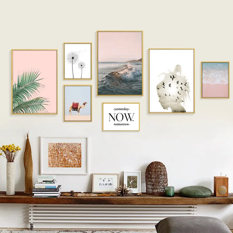 Nordic Pink Leaf Posters And Prints Desert Beach Wall Art Canvas Painting Abstract Girl Wall Pictures For Living Room Frameless
Nordic Pink Leaf Posters And Prints Desert Beach Wall Art Canvas Painting Abstract Girl Wall Pictures For Living Room Frameless