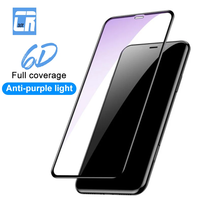 6D Full Cover Anti Blue Light Screen Protector Tempered Glass for iPhone X XS MAX XR 8 7 6 6s Plus Protective Film for iPhone 7
6D Full Cover Anti Blue Light Screen Protector Tempered Glass for iPhone X XS MAX XR 8 7 6 6s Plus Protective Film for iPhone 7