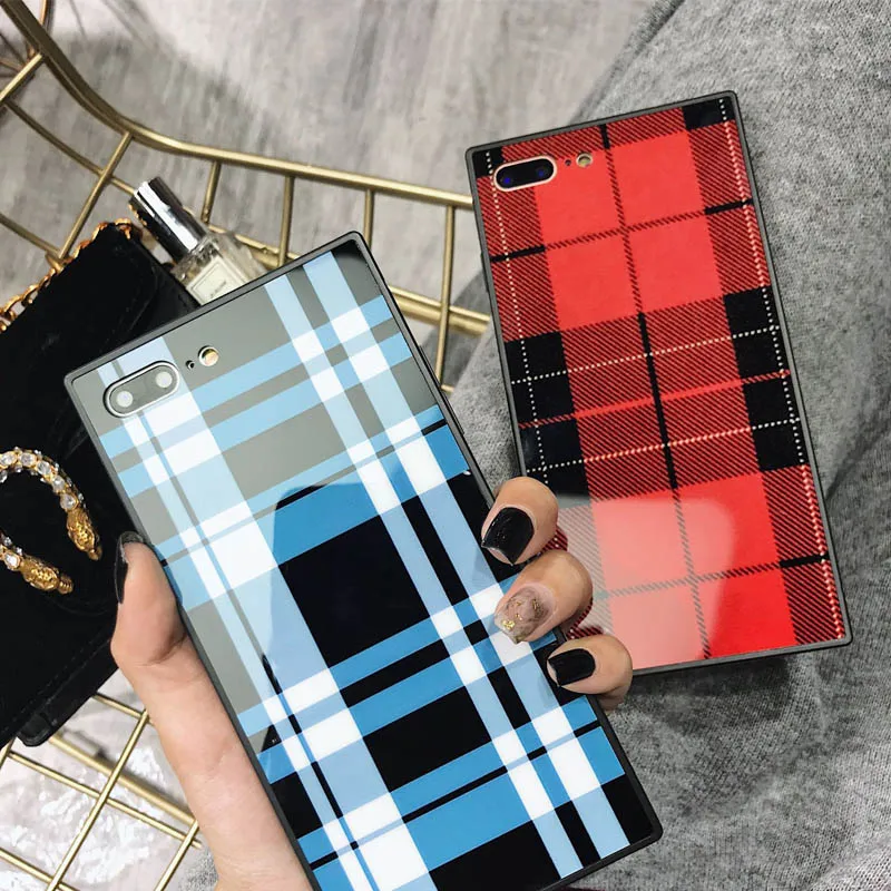 JIBAN Simple red plaid Phone Case for iPhone X for iphone 6S 6plus 7 plus 8 plus Back Cover Square Retro Grid Mobile Phone Cases
JIBAN Simple red plaid Phone Case for iPhone X for iphone 6S 6plus 7 plus 8 plus Back Cover Square Retro Grid Mobile Phone Cases