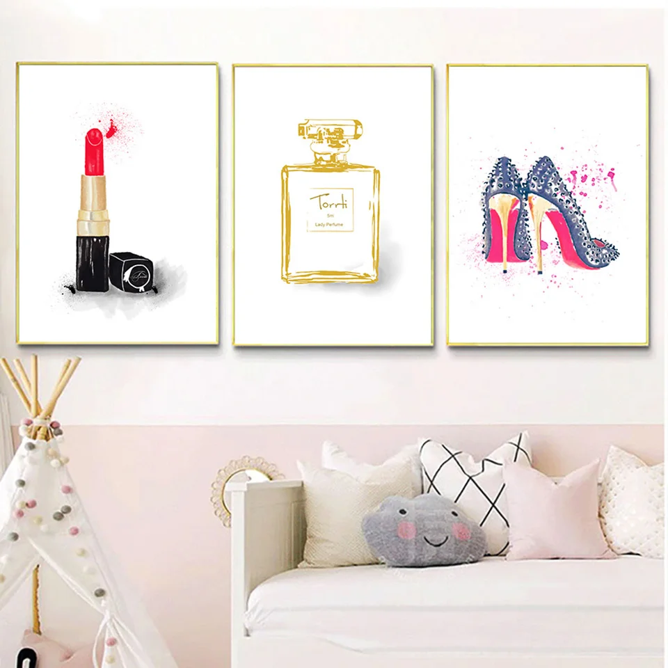 Sexy-Lady-Ornament-Posters-Prints-Beautiful-Watercolor-Art-Pictures-Girls-Room-Paintings-On-Wall-Nordic-Fashion (1)