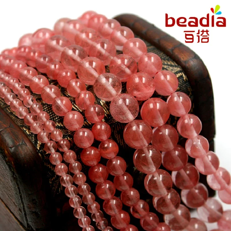 High Quality Wholesale 4mm 6mm 8mm 10mm round natural crystal watermelon red Stone beads Fit for fashion charms Bracelet making
High Quality Wholesale 4mm 6mm 8mm 10mm round natural crystal watermelon red Stone beads Fit for fashion charms Bracelet making