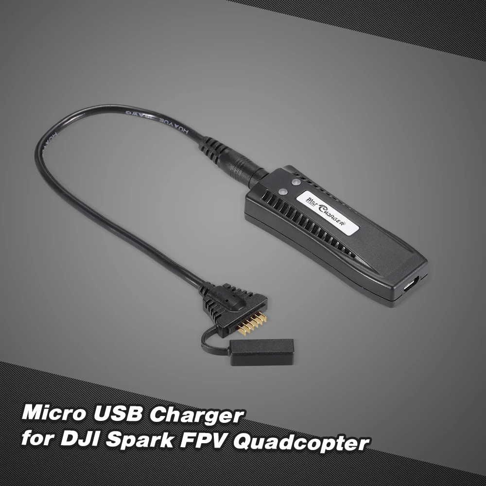 GOOLRC Outdoor Portable Universal Converter Micro USB 5V 3A Battery Charger for DJI Spark FPV Quadcopter
GOOLRC Outdoor Portable Universal Converter Micro USB 5V 3A Battery Charger for DJI Spark FPV Quadcopter