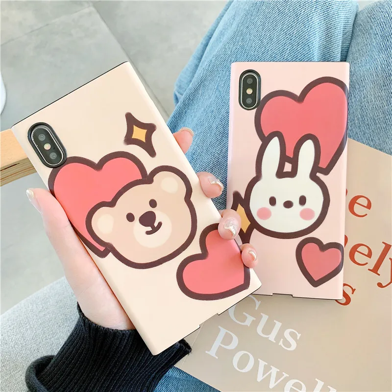 Square Glossy Phone Cases For iPhone Xs max XR 8 7 plus 6S Plus Cute cartoon animal pig Soft TPU Curved border Back Cover coque
Square Glossy Phone Cases For iPhone Xs max XR 8 7 plus 6S Plus Cute cartoon animal pig Soft TPU Curved border Back Cover coque