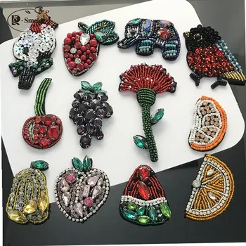 5pcs/lot New fashion Beaded cloth paste grape patches brooch collar decoration Imitation diamond fruit patch RS2044
5pcs/lot New fashion Beaded cloth paste grape patches brooch collar decoration Imitation diamond fruit patch RS2044